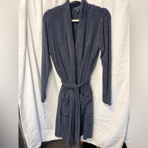 Barefoot Dreams Cozy Chic Lite Ribbed Robe Blue